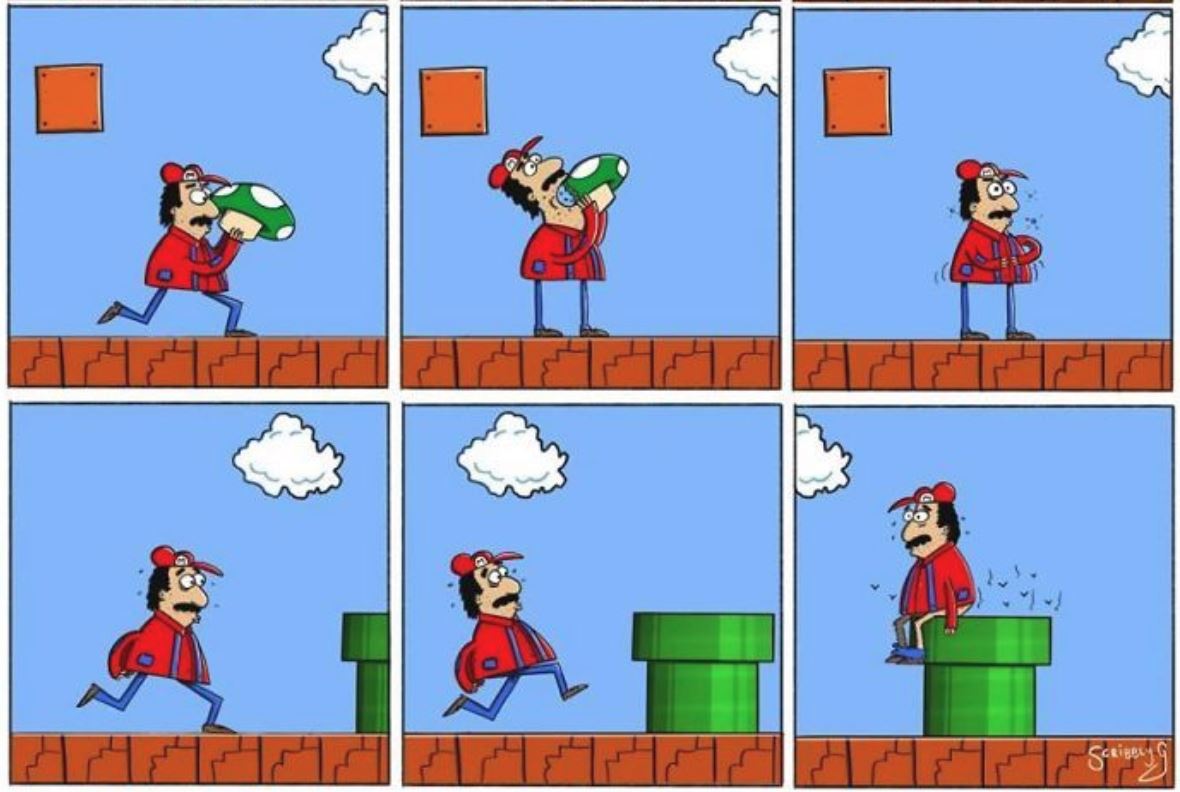 Смешной Марио